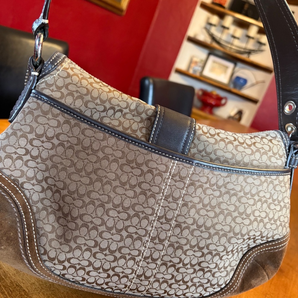 Coach Soho Signature Flap Shoulder Bag - Picture 4 of 10